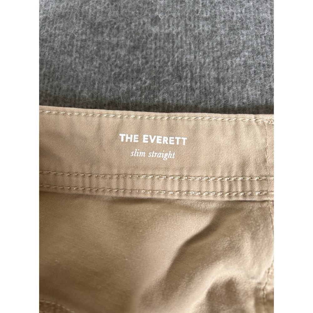 AG Adriano Goldschmied Everett Jeans Mens 40x32 Beige Slim Straight Stretch - Picture 4 of 6